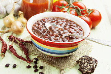 Soup with red bean