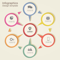 Infographic design template. Vector illustration