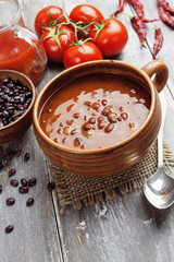 Soup with red bean