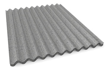 grey corrugated Slates for roofing