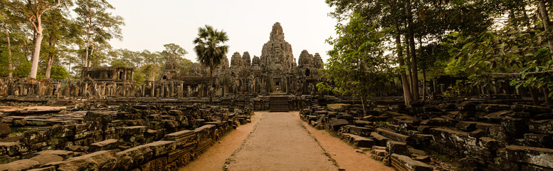 Bayon panoramic of noth entrance