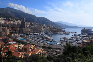 Panoramic view of La Condamine, Monaco