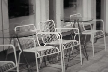 Fototapeta na wymiar Vintage bench chair