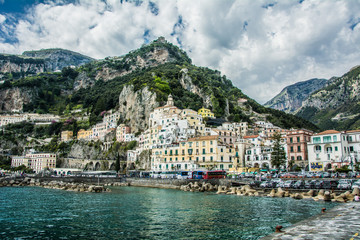 Fototapeta na wymiar Amalfi panorama
