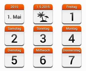 orange calendar event icon
