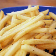 Serving of fries
