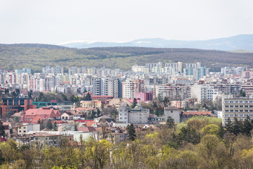 High View Of Cluj Napoca City In Romania