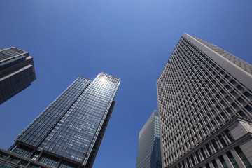 Obraz premium 東京丸の内の高層ビル