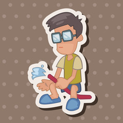 family boy character theme elements