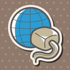 Computer-related desktop icon theme elements