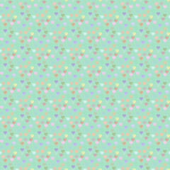 Hearts on a background