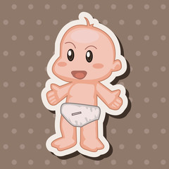 kid baby theme elements