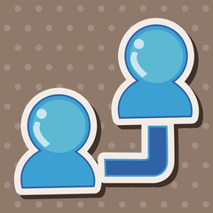 Computer-related desktop icon theme elements