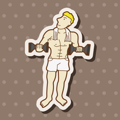 fitness trainer theme elements