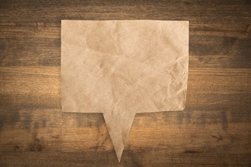 Paper. Collection paper speech bubble