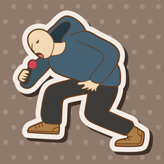 band member singer theme elements