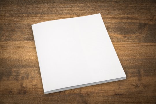 Book. Blank book cover white