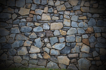 Hintergrund – irische Natursteinmauer
