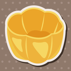 kitchenware baking mold theme elements