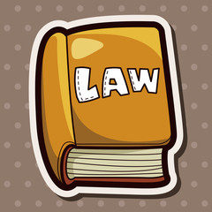 law book theme elements
