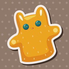 baby toy hand puppet theme elements