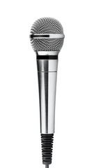 Silver microphone