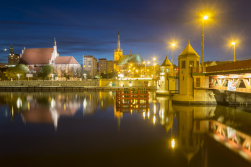 	Panorama starego miasta w Szczecinie