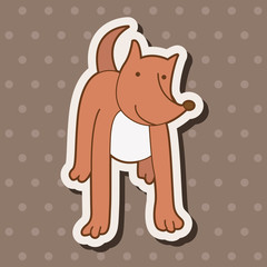 animal cat cartoon theme elements