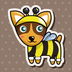 animal dog cartoon theme elements