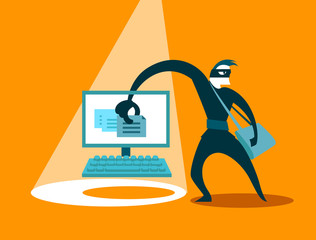 The swindler steals data