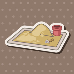 Amusement park facilities theme elements