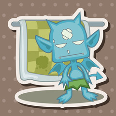 bizarre monster theme elements