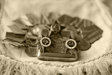 Medal of the Order of the Second World War cigarette case