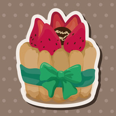 decorating cake theme elements