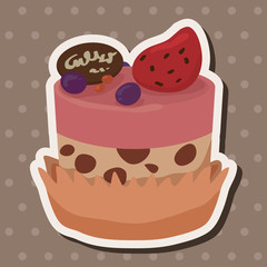 decorating cake theme elements