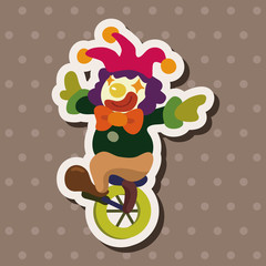 circus clown theme elements