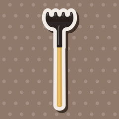 gardening shovel theme elements