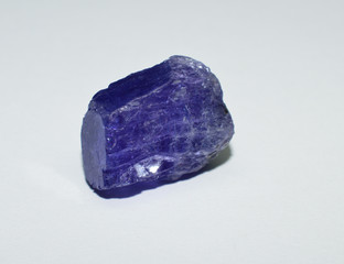 Tanzanite raw gemstone