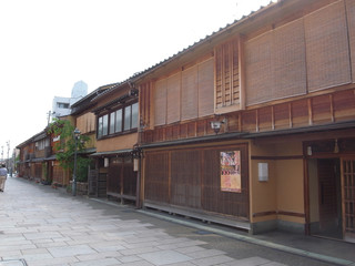 金沢　茶屋町の町並み