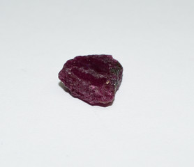 Ruby raw gemstone