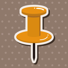 push pin theme elements