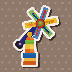 Amusement park facilities theme elements