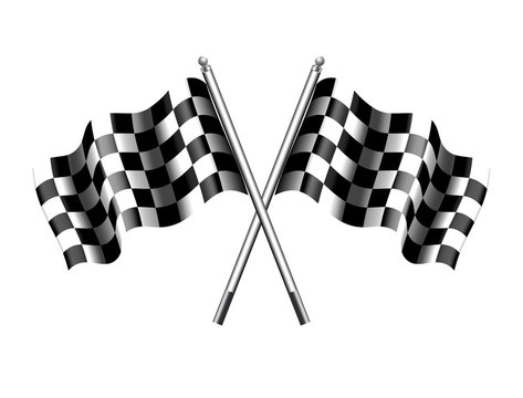 Chequered, Checkered Flags Motor Racing