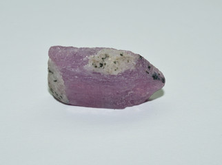 Ruby raw gemstone