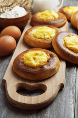 Shangi- patties with cottage cheese or potatoes