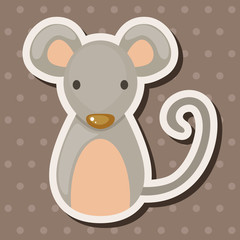 Chinese Zodiac rat theme elements