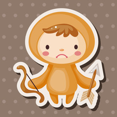 Constellation Sagittarius theme elements