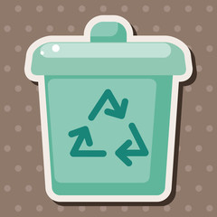 Environmental protection concept theme elements, Doing recycle t