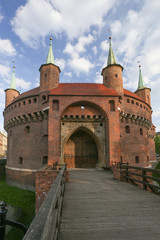 Fototapeta premium Cracow - Barbakan