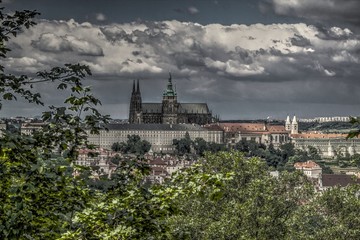 panoramic view of St. Vitus Cathedral